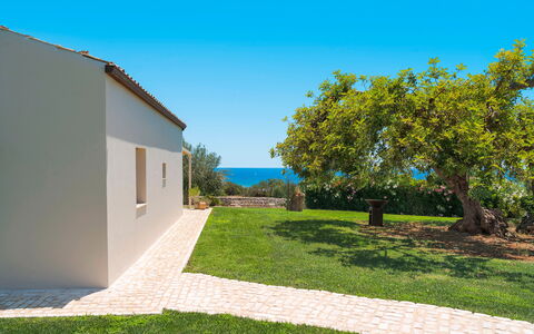 Accommodatie Isla Verde - Carrubi: Balkon / terras / patio, Buitenkanten, Buitenshuis, Keer bekeken, Tuin