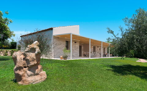 Accommodatie Isla Verde - Carrubi: Balkon / terras / patio, Buitenkanten, Buitenshuis, Tuin