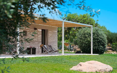 Accommodatie Isla Verde - Carrubi: Balkon / terras / patio, Buitenkanten, Buitenshuis, Tuin