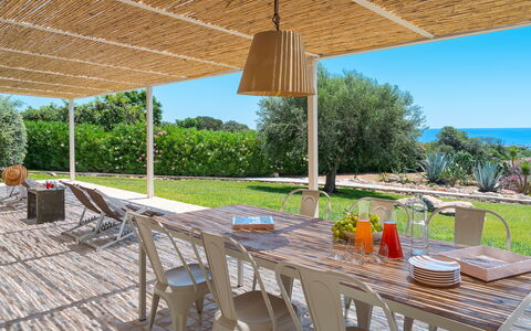 Accommodatie Isla Verde - Carrubi: Balkon / terras / patio, Buitenkanten, Buitenshuis, Keer bekeken, Tuin