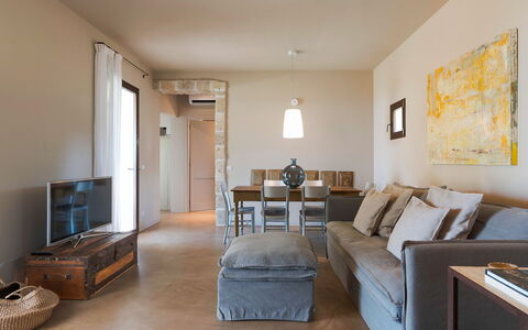 Accommodatie Isla Verde - Carrubi: Woonkamer