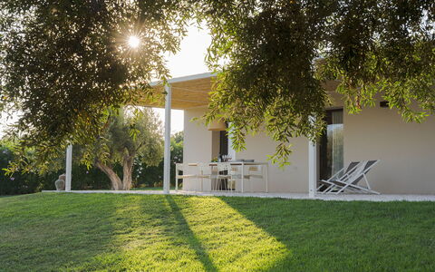 Accommodatie Isla Verde - Gelsi: Buitenkanten, Buitenshuis