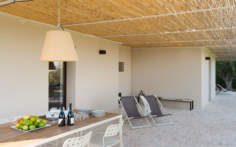 Accommodatie Isla Verde - Gelsi: Balkon / terras / patio, Buitenkanten, Buitenshuis