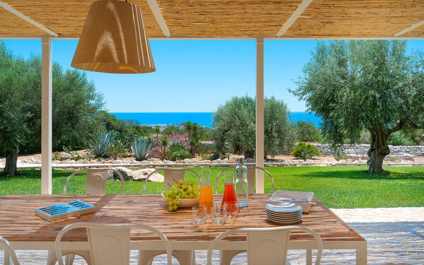 Accommodatie Isla Verde - Carrubi: Balkon / terras / patio, Buitenkanten, Buitenshuis, Keer bekeken, Tuin