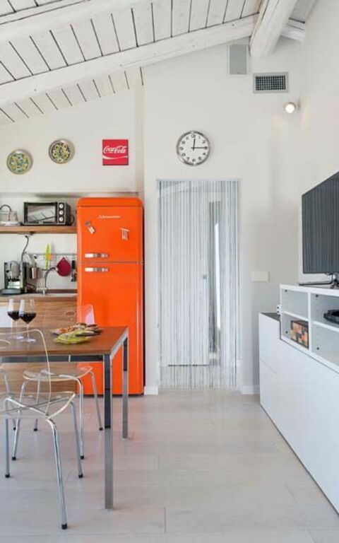 Taormina Suite: Keuken, Lunchroom, Woonkamer