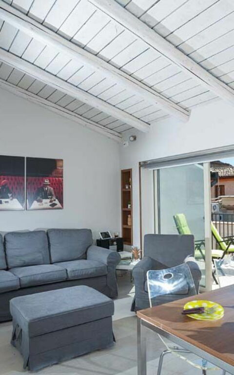 Taormina Suite: Balkon / terras / patio, Keer bekeken, Woonkamer