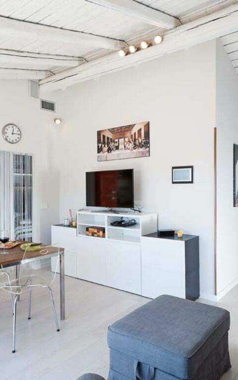 Taormina Suite: Keuken, Lunchroom, Woonkamer