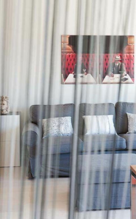 Taormina Suite: Keuken, Lunchroom, Woonkamer