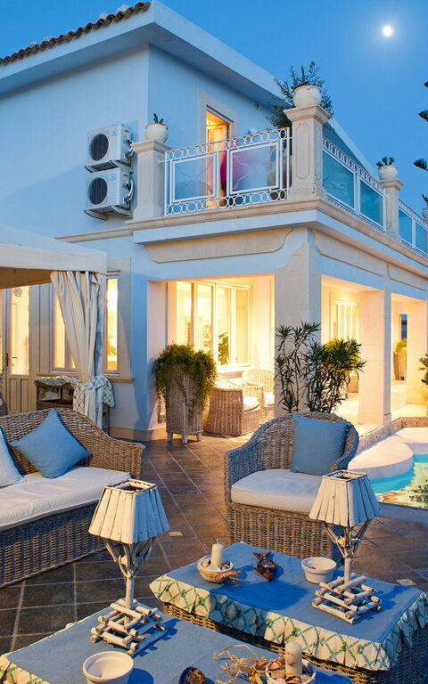 Villa Antares: Buitenkanten, Buitenshuis, Tuin, zwembad