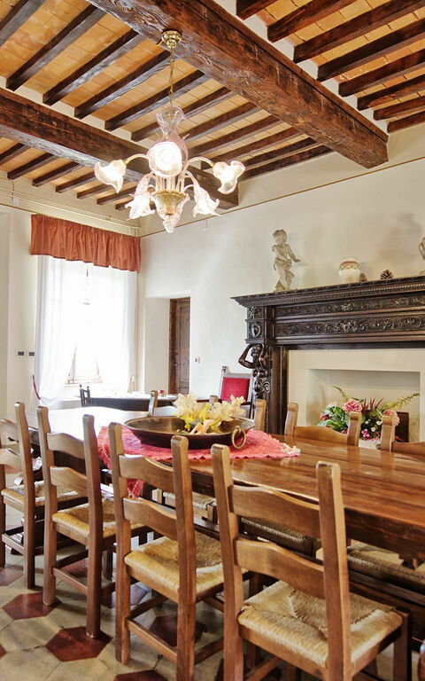 Villa Capolona: Lunchroom