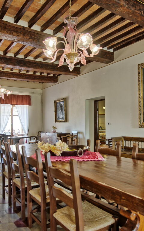 Villa Capolona: Lunchroom