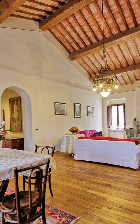 Villa Capolona: Woonkamer