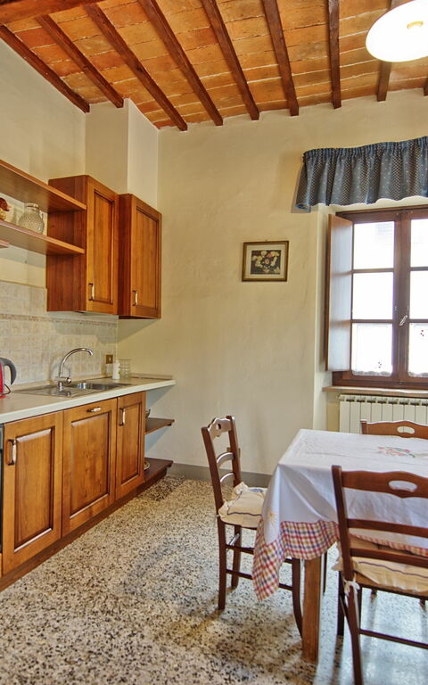 Villa Capolona: Keuken, Lunchroom