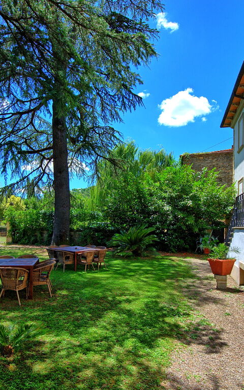 Villa Capolona: Buitenshuis, Tuin