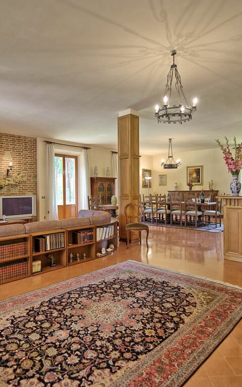Villa Lauretana: Lunchroom, Woonkamer