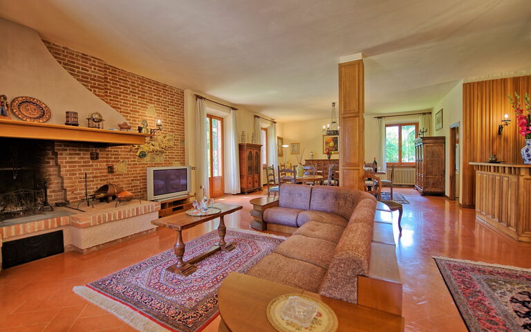 Villa Lauretana: Woonkamer