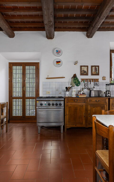 Casale Giotto: Keuken, Lunchroom