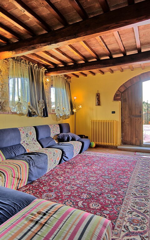 Villa Marika: Woonkamer