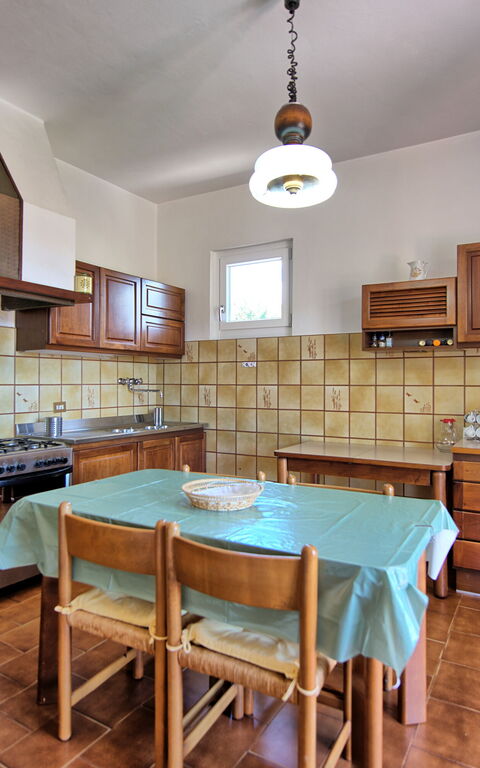 Villa Pratovecchio: Keuken, Lunchroom