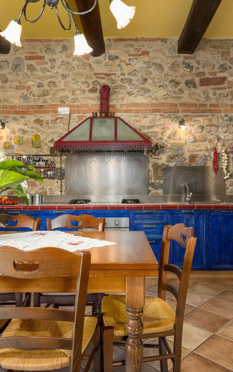 Villa Sabrina: Keuken, Lunchroom