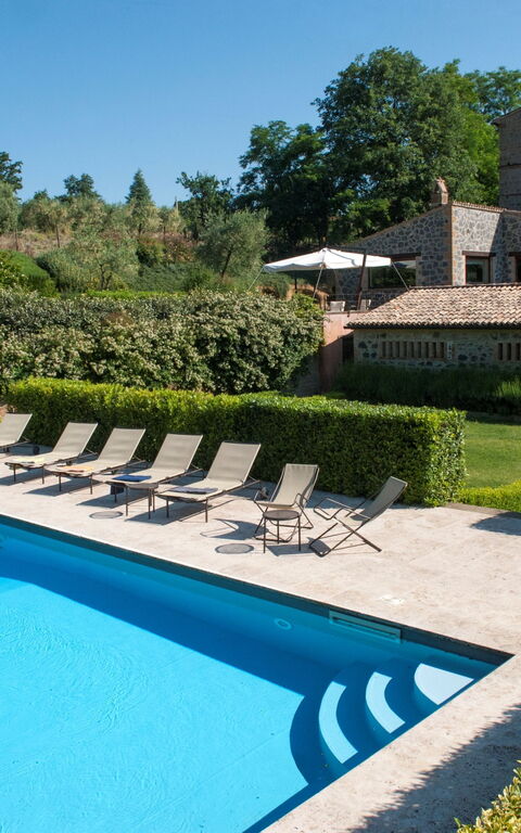 Casale Porano: Buitenkanten, Tuin, zwembad