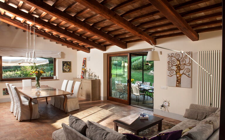 Casale Porano: Lunchroom, Woonkamer