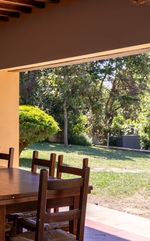 Villa Morandi: Balkon / terras / patio, Buitenshuis, Tuin