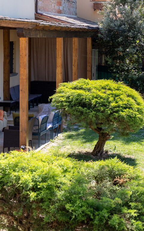 Villa Morandi: Balkon / terras / patio, Buitenkanten, Buitenshuis, Tuin