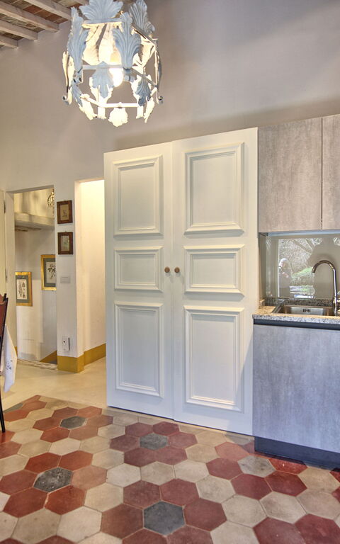 Villa Tenuta Lonciano: Keuken, Lunchroom