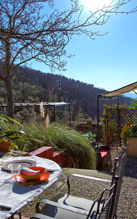 Villa Tenuta Lonciano: Buitenshuis, Tuin