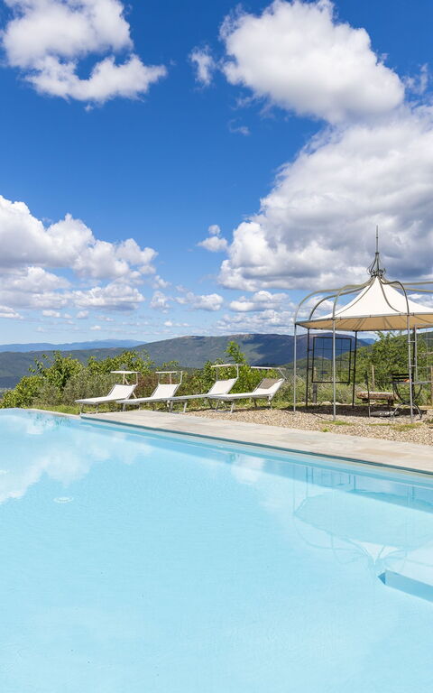 Villa Tenuta Lonciano: Buitenshuis, zwembad