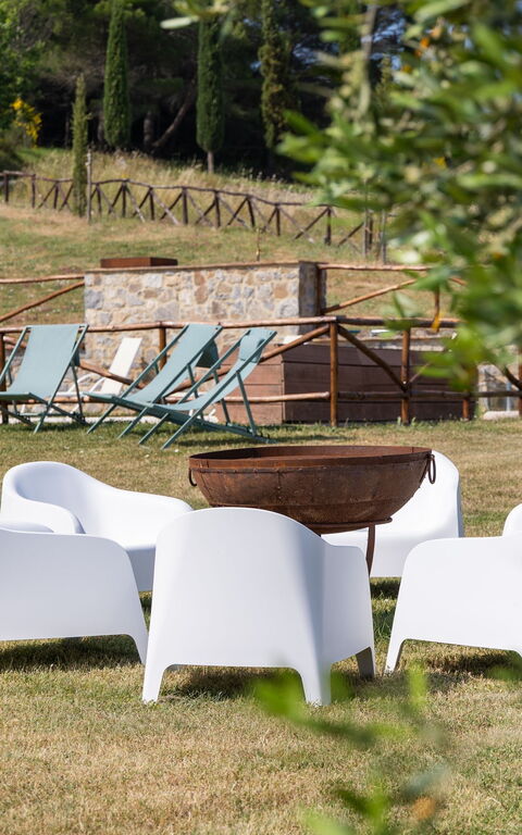 Villa San Michele: Buitenshuis, Tuin