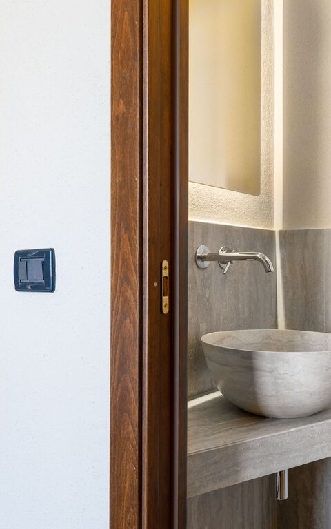 Villa San Michele: Badkamer