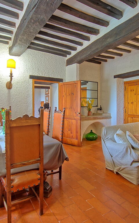 Villa Uccellaia: Lunchroom, Woonkamer