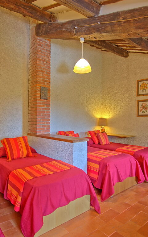 Villa Uccellaia: slaapkamer