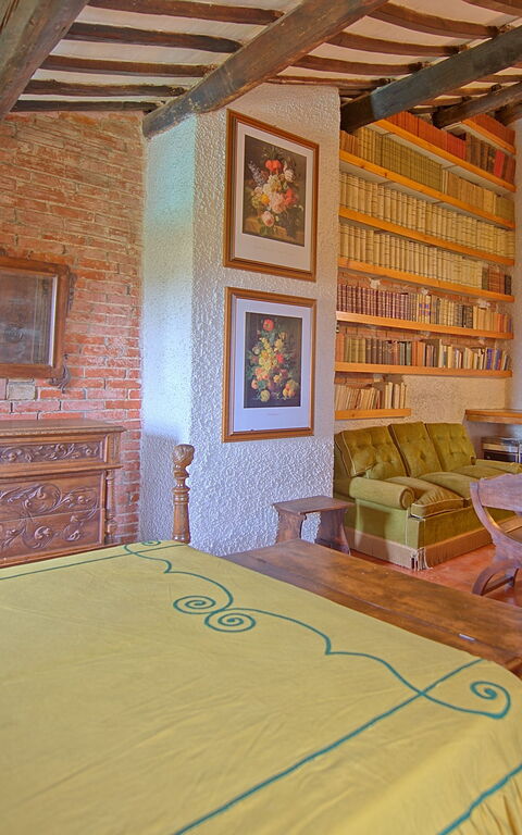 Villa Uccellaia: slaapkamer