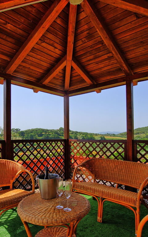 Villa Uccellaia: Balkon / terras / patio