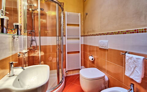 Accommodatie Flavia 1: Badkamer