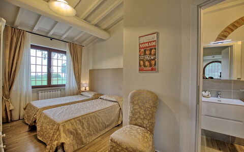 Accommodatie Fornace 1: slaapkamer