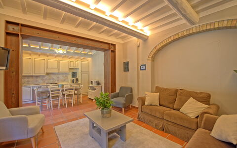 Accommodatie Fienile: Woonkamer