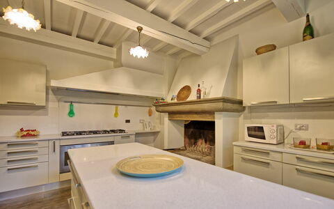 Accommodatie Padronale: Keuken, Lunchroom