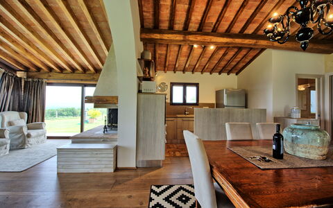 Accommodatie Marcello: Keuken, Lunchroom, Woonkamer