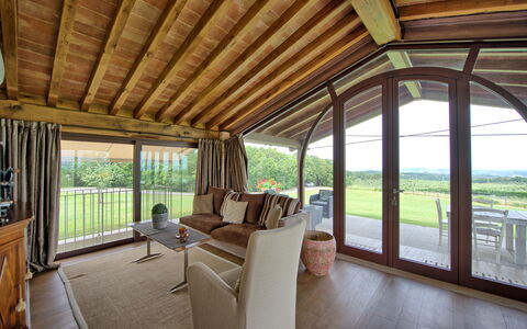 Accommodatie Marcello: Woonkamer