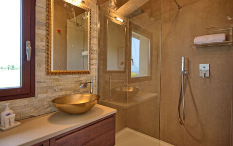 Accommodatie Marcello: Badkamer