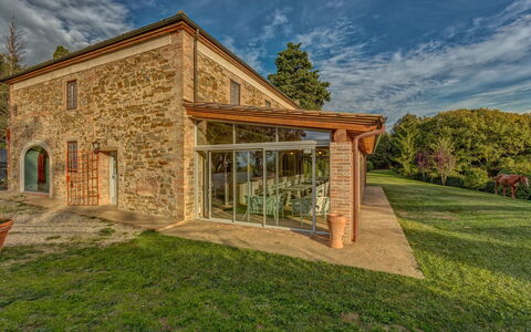 Accommodatie Padronale: Buitenkanten, Tuin