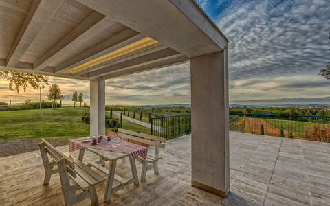 Accommodatie Fornace 2: Buitenkanten, Tuin