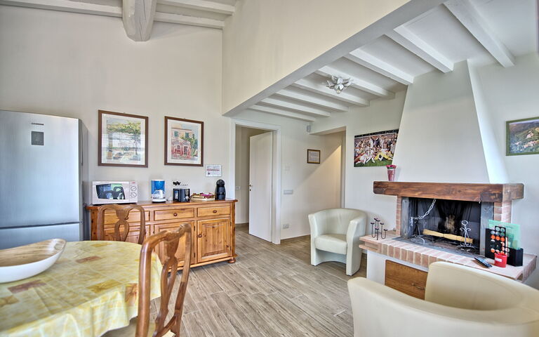 Accommodatie Fornace 1: Keuken, Lunchroom, Woonkamer