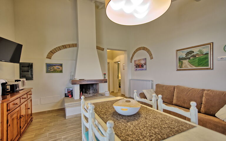 Accommodatie Fornace 2: Keuken, Lunchroom, Woonkamer