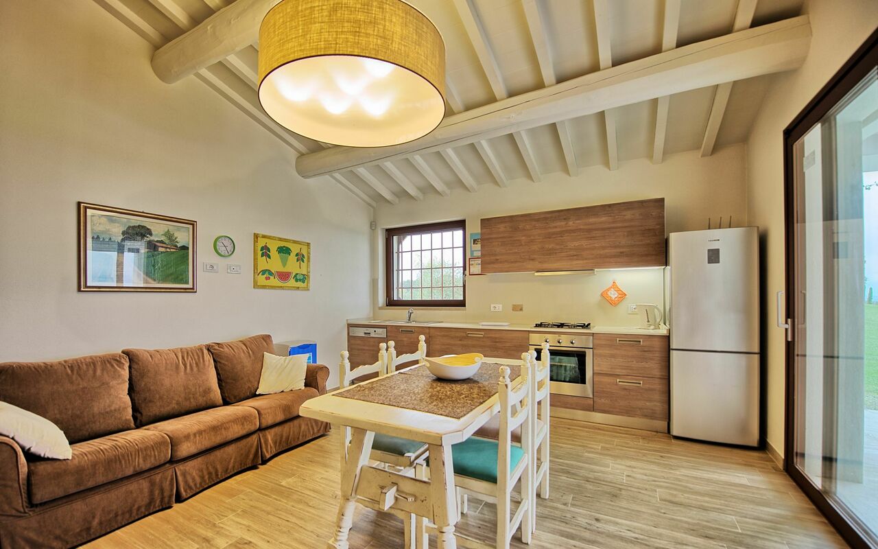 Accommodatie Fornace 2: Keuken, Lunchroom, Woonkamer