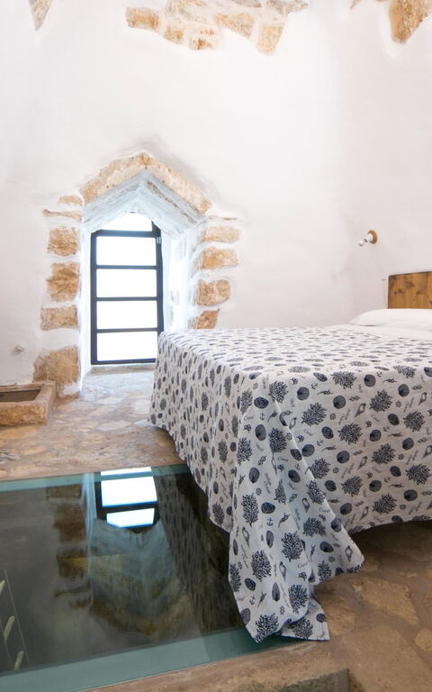 Trullo Torre Suda: slaapkamer